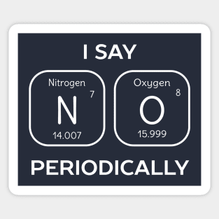 Funny Periodic Table Of Elements Science T-Shirt Sticker